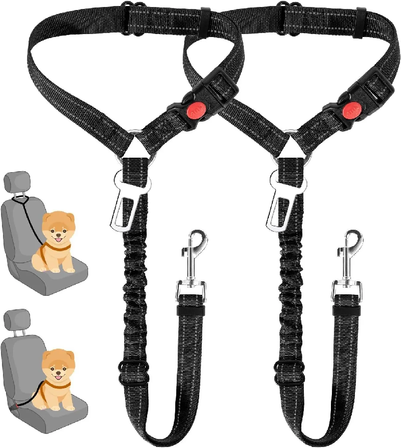 Dog Seat Belt Harness Safety Tether - Cinturón de Seguridad para Perros en