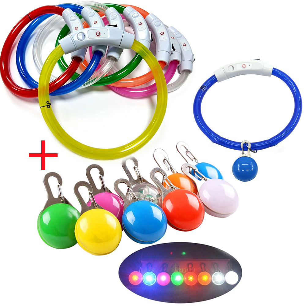 Collar Luminoso LED Recargable - Led Dog Collar Glowing Rechargeable Usb reseña y precio