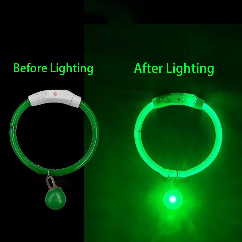 Collar Luminoso LED Recargable - Led Dog Collar Glowing Rechargeable Usb reseña y precio