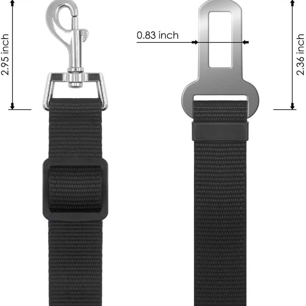 Cinturón de seguridad elástico - Dog Seat Belt Harness Safety Tether reseña y precio