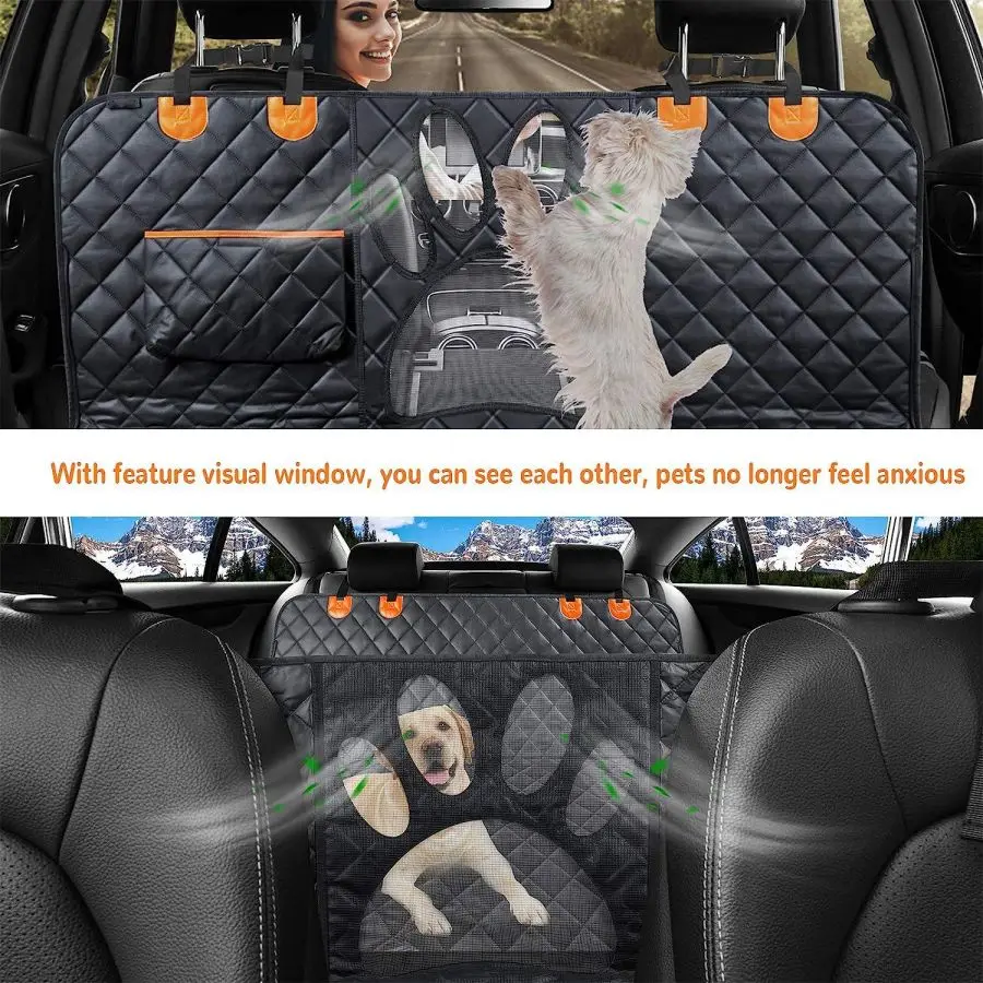 Funda para Asiento Trasero de  - Dog Car Seat Cover Waterproof Back Seat reseña y precio