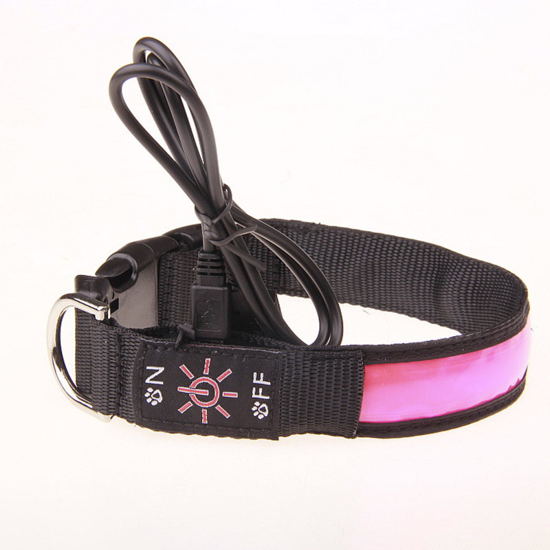 Pinkycolor-Collar LED con carg - Led Dog Collar Glowing Rechargeable Usb reseña y precio