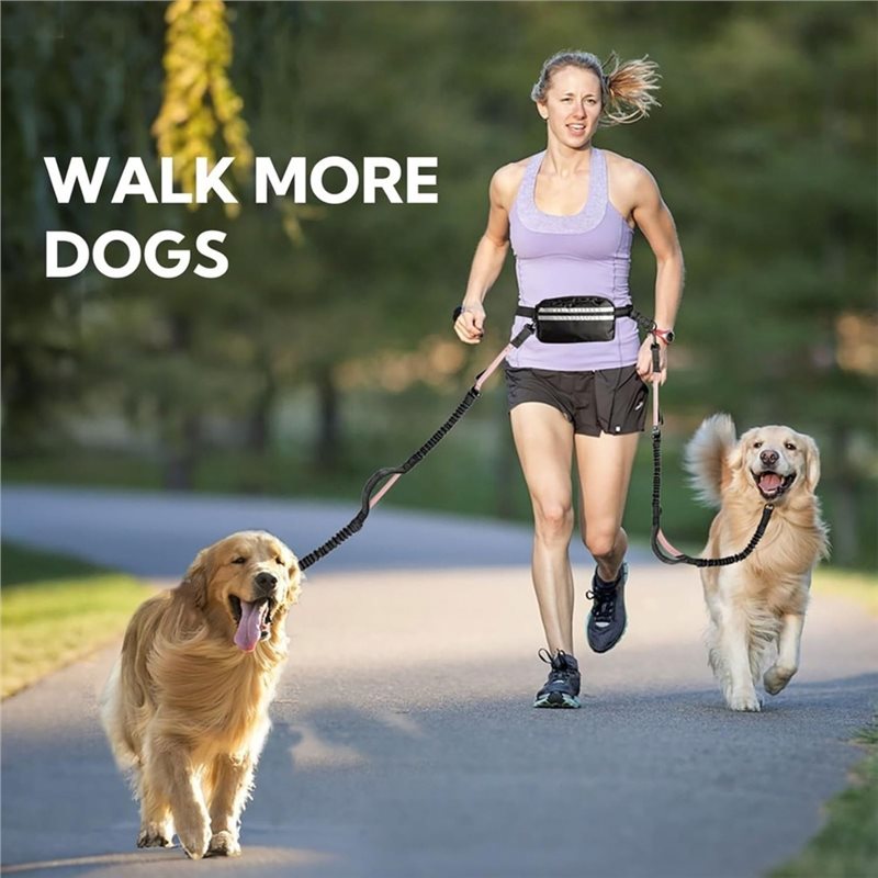 Bolsa con cremallera B-Est par - Hands Free Dog Running Leash Waist Belt reseña y precio
