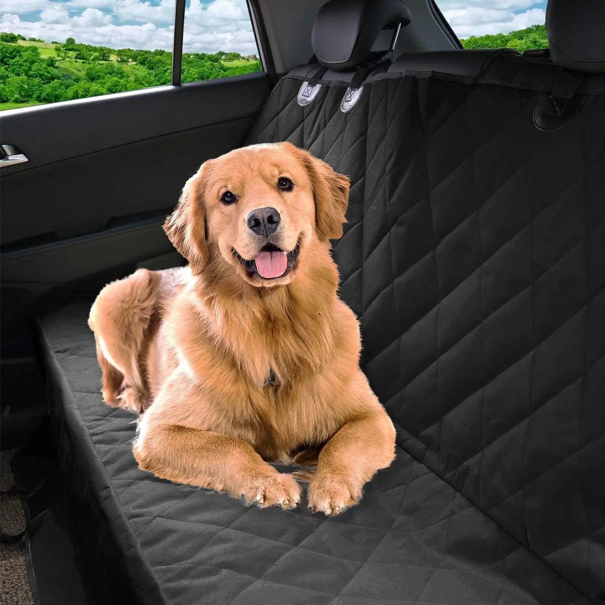 Funda para asiento de coche pa - Dog Car Seat Cover Waterproof Back Seat reseña y precio