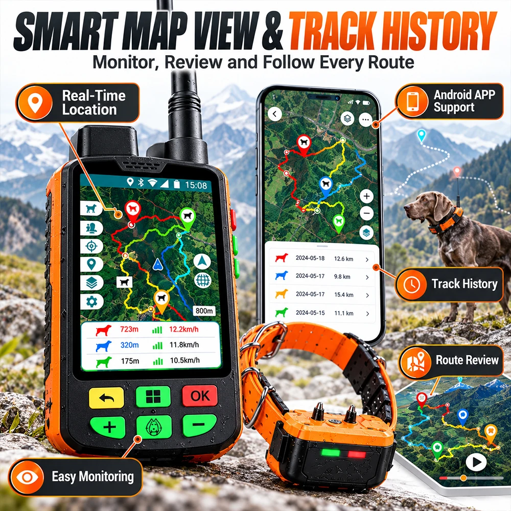 SIHAO: dispositivo de seguimie - Dog Gps Tracker Collar 4G Waterproof reseña y precio