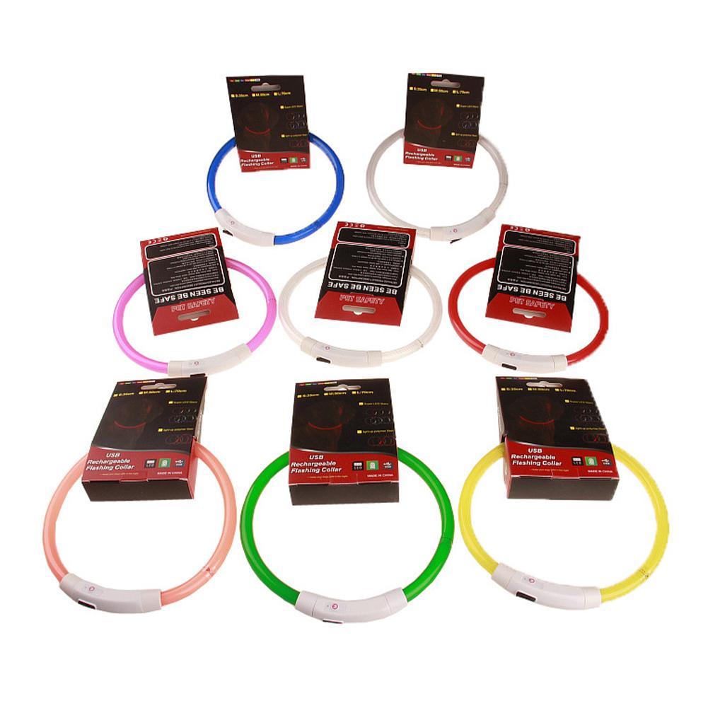 Collar LED para perros, recarg - Led Dog Collar Glowing Rechargeable Usb reseña y precio