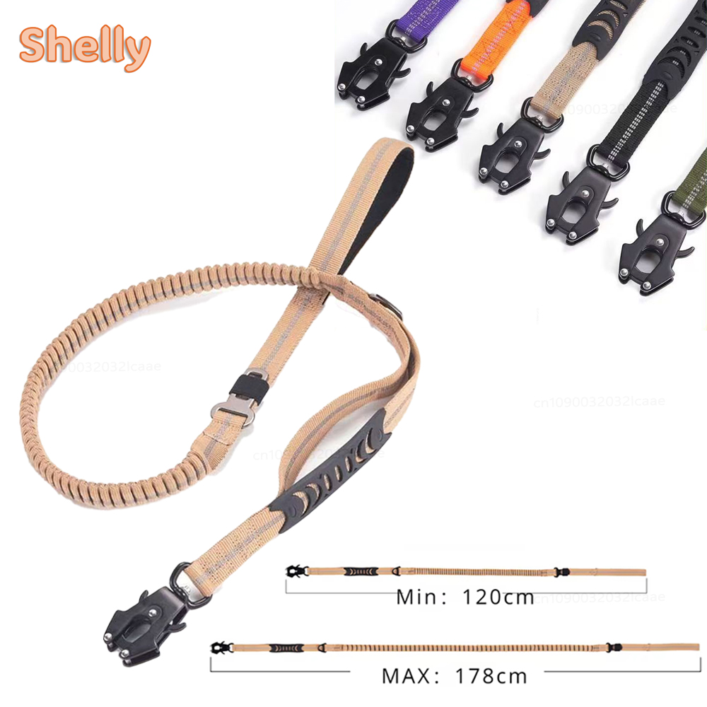 Correa para perro de alta resi - Bungee Dog Leash Shock Absorbing reseña y precio