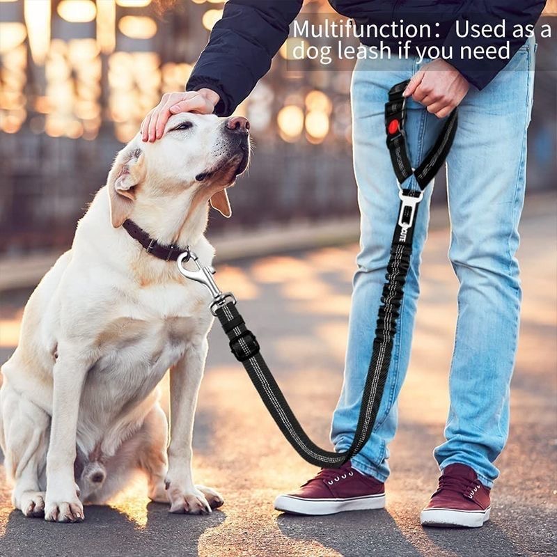Cinturón de Seguridad para Per - Dog Seat Belt Harness Safety Tether reseña y precio