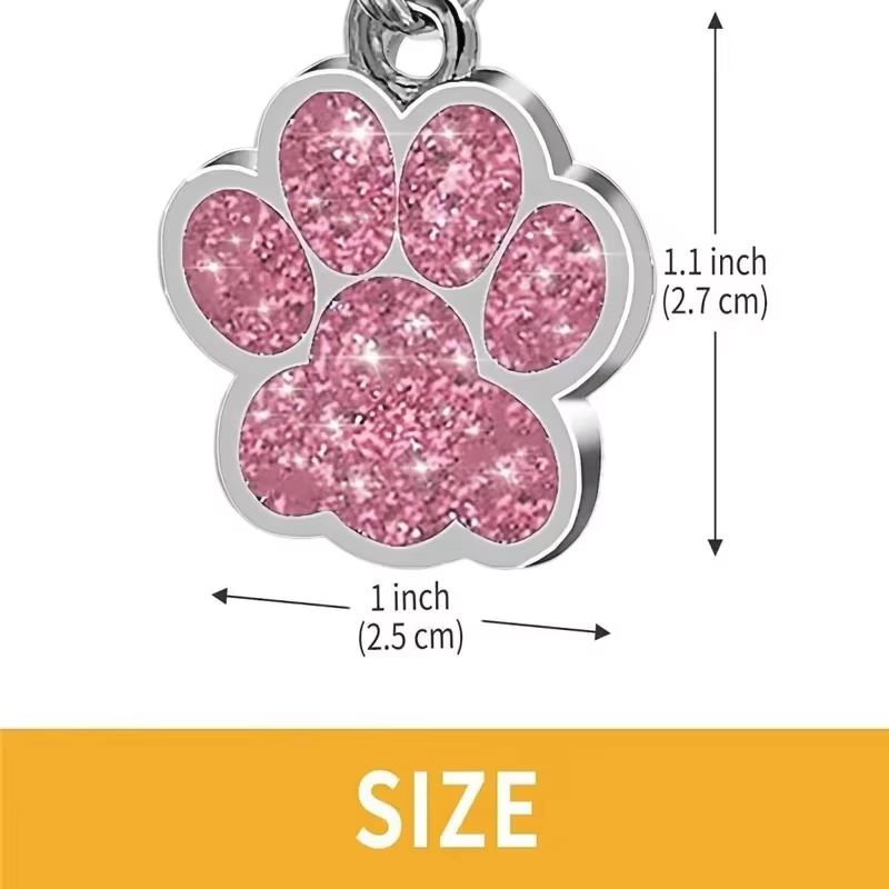 Placa de identificación person - Reflective Dog Collar Personalized Engraved reseña y precio