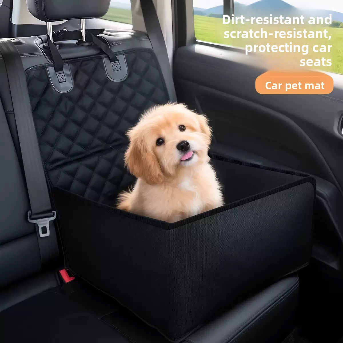 Funda impermeable para el asie - Dog Car Seat Cover Waterproof Back Seat reseña y precio