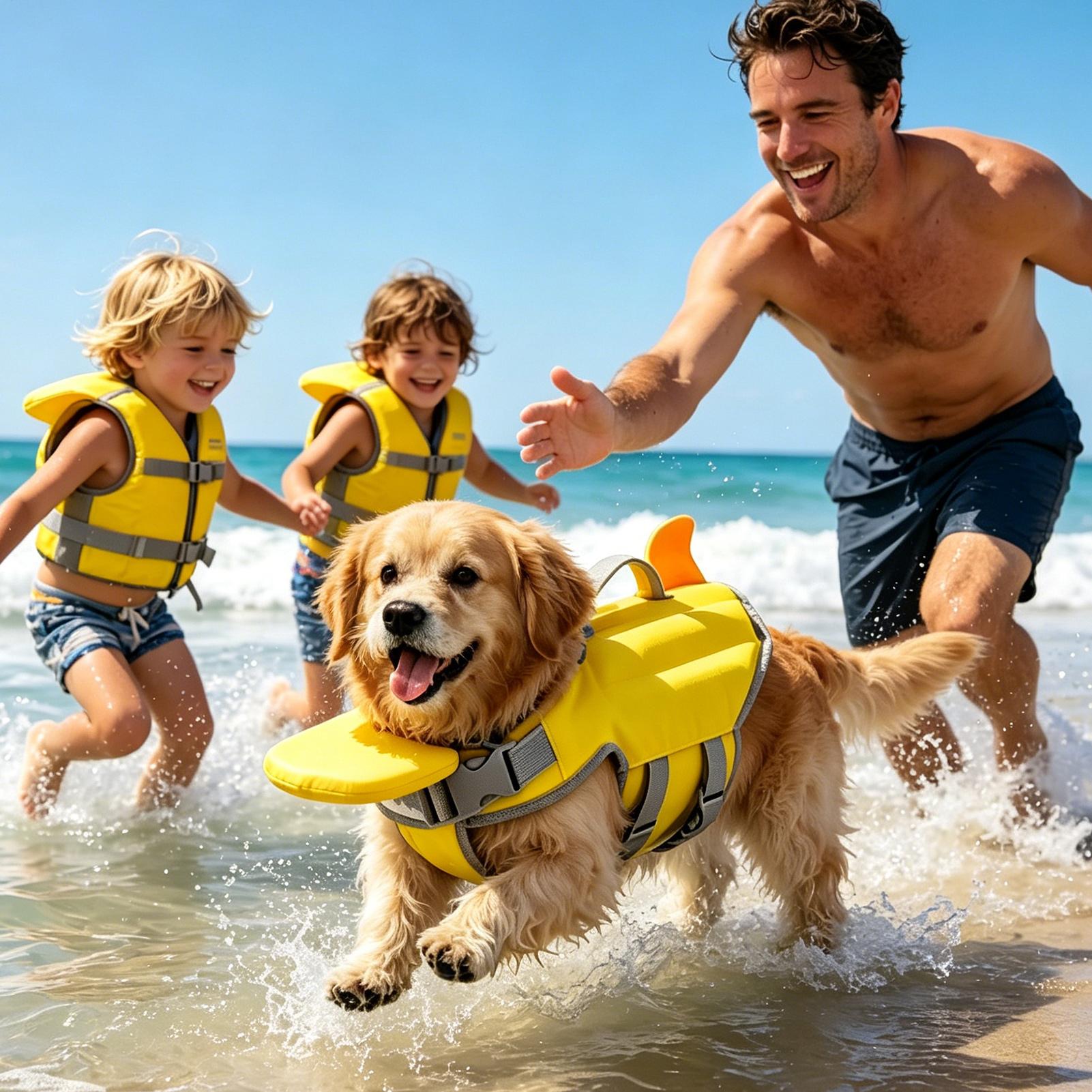 Chaleco Salvavidas para Perros - Dog Life Jacket Vest Buoyancy Handle reseña y precio