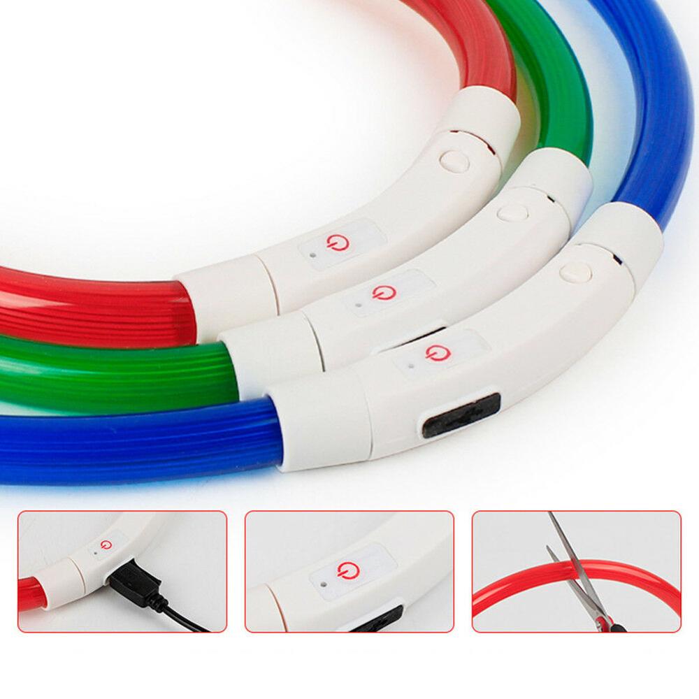 Collar LED Multicolor para mas - Led Dog Collar Glowing Rechargeable Usb reseña y precio
